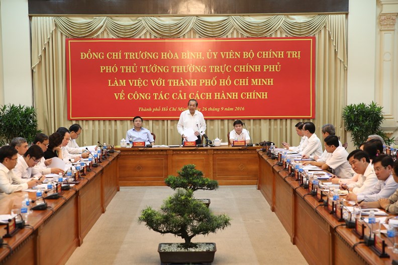 TPHCM cần tiếp tục đột phá về cải cách hành chính - ảnh 1